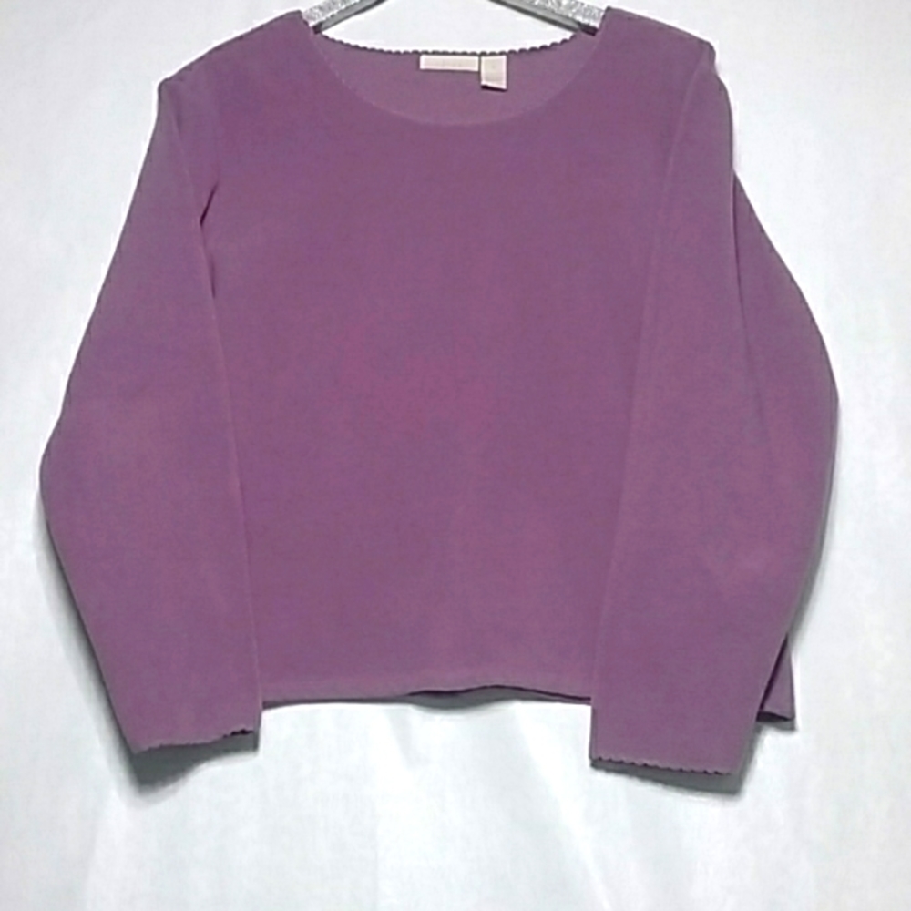 J Jill women's fleece top size M